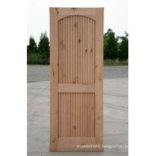 Knotty Louver Pine Wood Exterior Wood Doors
